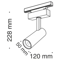 Трековый светильник Фокус / Focus Led S35 3000K 9Вт 24° (Черный) TR019-2-10W3K-B