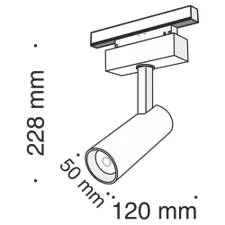 Трековый светильник Фокус / Focus Led S35 3000K 9Вт 24° (Черный) TR019-2-10W3K-B