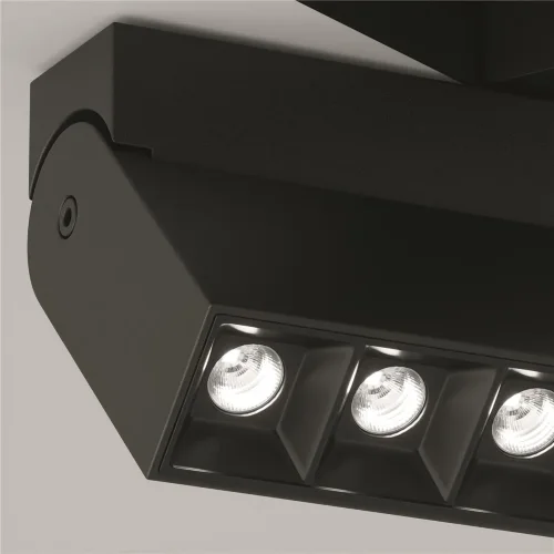 Трековый светильник Точки / Points Rot Gravity 4000K 20Вт 30° (Черный) TR077-2-20W4K-B - фото