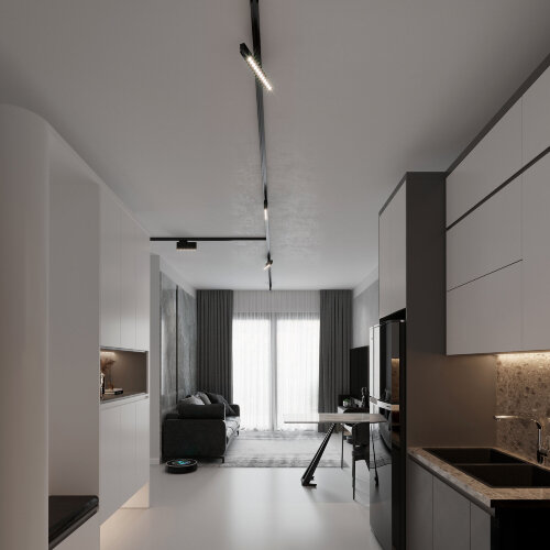 Трековый светодиодный светильник для однофазного шинопровода Garda черный 20&nbsp;Вт 4200K - Фото 2