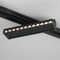 Трековый светодиодный светильник для однофазного шинопровода Garda черный 20 Вт 4200K 85018/01 (057442)