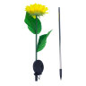 USL-S-814-PT700 SUNFLOWER Садовый светильник на солнечной батарее Подсолнух, 8 светодиодов, Теплый белый свет, 1xАА Ni-Mh аккумулятор в-к, IP44, TM Uniel - фото 2