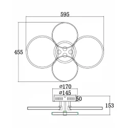 Потолочный светильник Freya FR10018CL-L40W (Белый)
