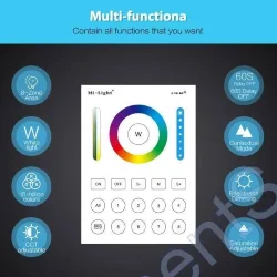 Сенсорная панель Mi-Light B8 P211 (RGB/RGBW/RGB+CCT, 1-8 zone, 2.4GHz)