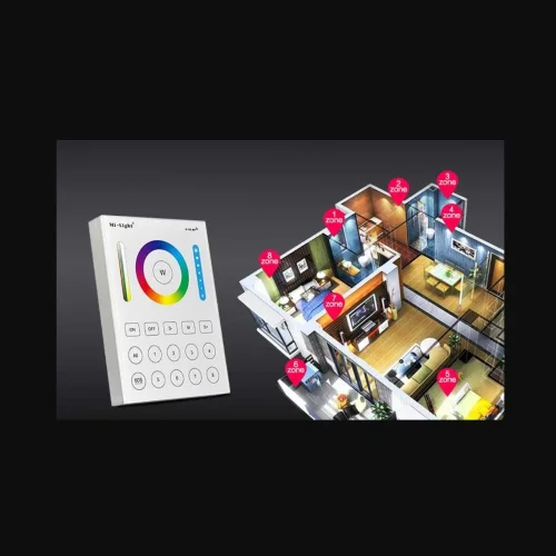 Сенсорная панель Mi-Light B8 P211 (RGB/RGBW/RGB+CCT, 1-8 zone, 2.4GHz) - фото III