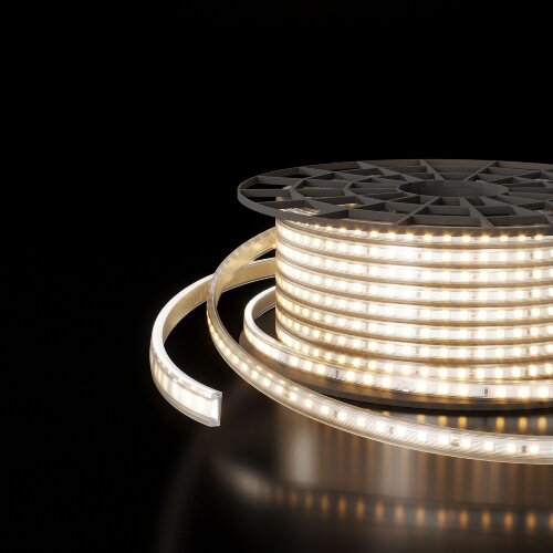 Светодиодная лента 220 В 18 Вт/м 180 Led/м 2835 IP65, дневной белый 4200К, 50 м - фото 1
