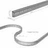 Светодиодная лента 220 В 18 Вт/м 180 Led/м 2835 IP65, дневной белый 4200К, 50 м Лента светодиодная 220V 18W 180Led 2835 двухрядная IP65 дневной белый, 50 м - фото 2