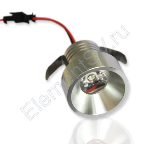 Светодиодный светильник точечный RW SP6 (1W, white) - фото.