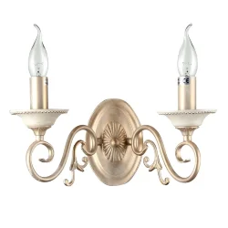 Настенный светильник (бра) Perla E14х2 60Вт (Золото)