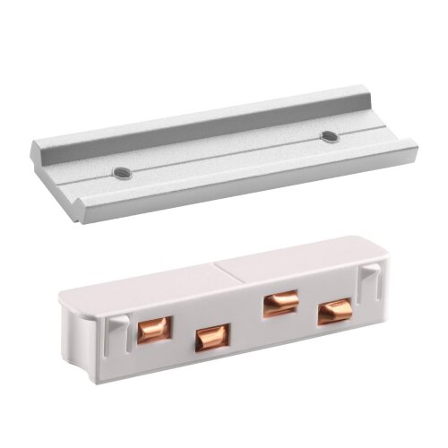 Соединитель прямой с токопроводом «Novotech» 135163, серия: FLUM. Фото 1.