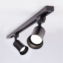 Трековый светильник для однофазного шинопровода Vetro GU10 черный (1 шт.) MRL 1001 (043142)