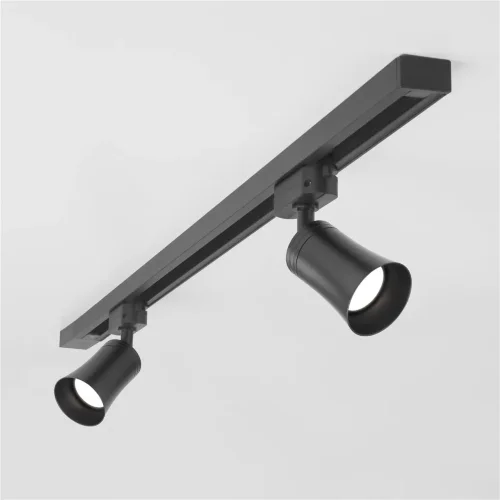 Трековый светильник для однофазного шинопровода Vetro GU10 черный (1 шт.) MRL 1001 - фото 3