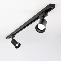Трековый светильник для однофазного шинопровода Vetro GU10 черный (1 шт.) MRL 1001 (043142)