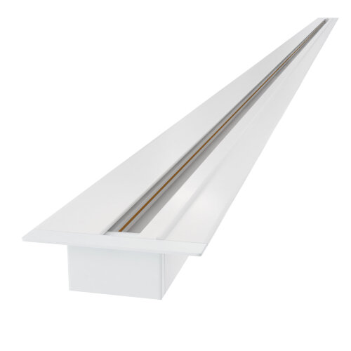 Встраиваемый однофазный шинопровод 2м белый (в комплекте ввод питания и заглушка) - Фото 2