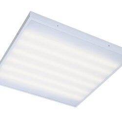 Подвесной офисный светодиодный светильник Армстронг 60 Вт IP54 595x595x48 мм 3000К Опал