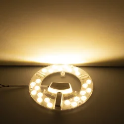 Светодиодный модуль D155mm JH-MZ-R18 ARM12 (220V, 18W, warm white)