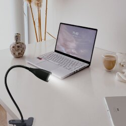 ULM-D501 4W-4000K BLACK Светильник настольный светодиодный прищепка, Механический выключатель, Черный, TM Uniel