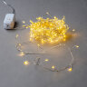 ULD-S0500-125-DTA WARM WHITE IP20 DEWDROP Гирлянда светодиодная Роса, 5м, 125 светодиодов, Теплый белый свет, Провод прозрачный - фото 1