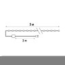 ULD-S0500-125-DTA WARM WHITE IP20 DEWDROP Гирлянда светодиодная Роса, 5м, 125 светодиодов, Теплый белый свет, Провод прозрачный - фото 8