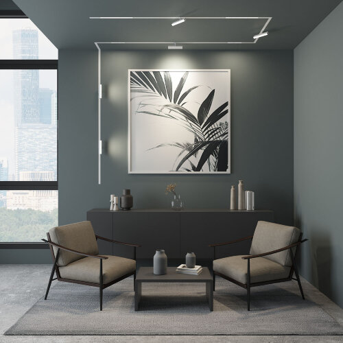 DK8006-WH Акцентный светильник SMART LENS 9W DIM 3000K-6000K белый. Фото 4