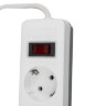 S-GSR5-3 U2C1 WHITE-GREY Сетевой фильтр серии Standard, шнур 3м Пвс 3х0.75, 5 гнезд, с-з, 2USB+1TYPE C, 10A, 2500Вт, Белый-серый, TM Uniel - фото 5