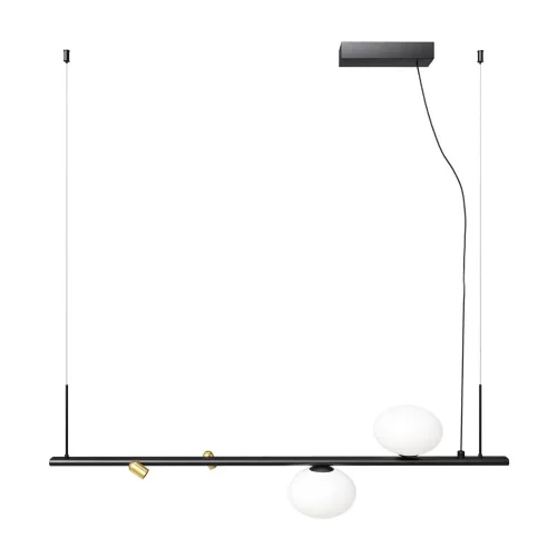 Подвесной светильник Inversio G9х2 (Черный и Латунь) - фото