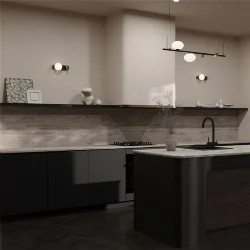 Подвесной светильник Inversio G9х2 (Черный и Латунь)