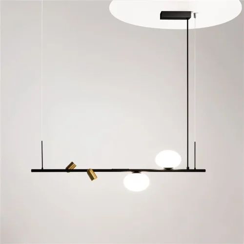 Подвесной светильник Inversio G9х2 (Черный и Латунь) - фото 6