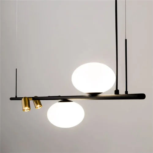 Подвесной светильник Inversio G9х2 (Черный и Латунь) - фото 9