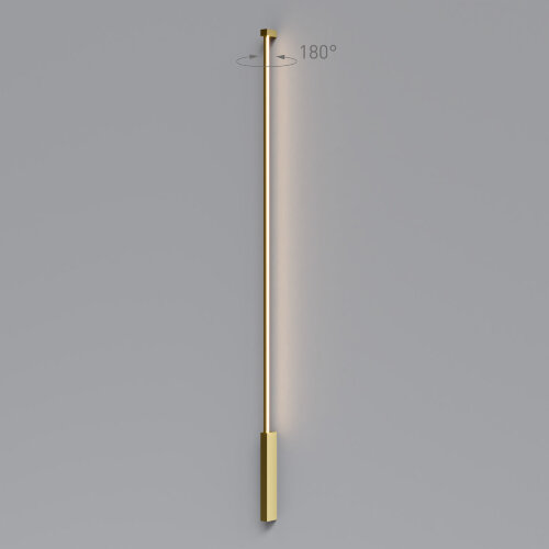 Светильник настенный светодиодный Alto LED 3000K латунь - Фото 2