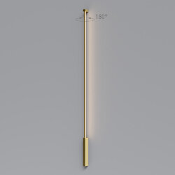 Светильник настенный светодиодный Alto LED 3000K латунь 40133/LED