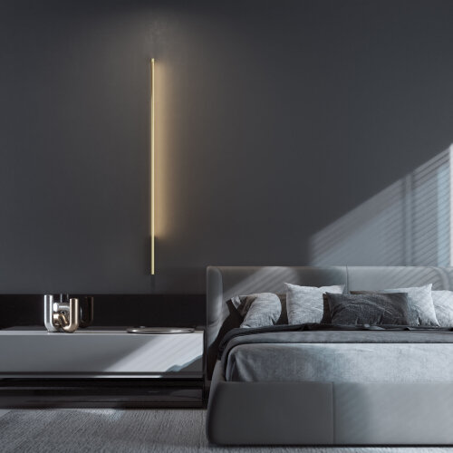 Светильник настенный светодиодный Alto LED 3000K латунь - Фото 3