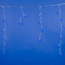 ULD-B1805-048-DTA BLUE IP20 Бахрома светодиодная, 1.8м, 48 светодиодов, Синий свет, Провод прозрачный