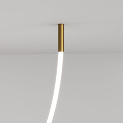 Потолочное крепление для круглого гибкого неона Full light латунь FL 28120 латунь