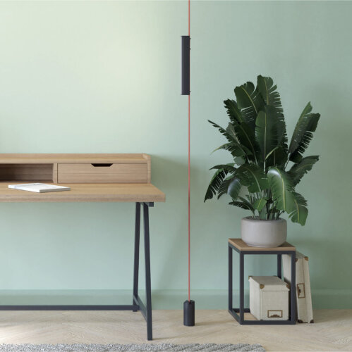 DK5575-BK Cветильник для трека-ремня Belty, серия Linear, со светодиодом, L323*W40*H45мм, 48V DC, 12W, RA90, 120°, 3000K, IP20, черный, алюминий. Фото 5