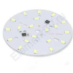 Светодиодная матрица 5730, 20 led, 220V, 10W, Ф80mm, D148, white