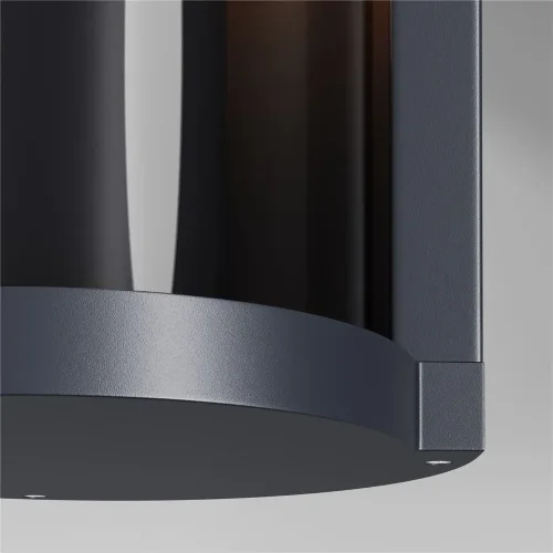 Настенный светильник (бра) Conf E27x1 15Вт IP 54 (Графит) - фото 8