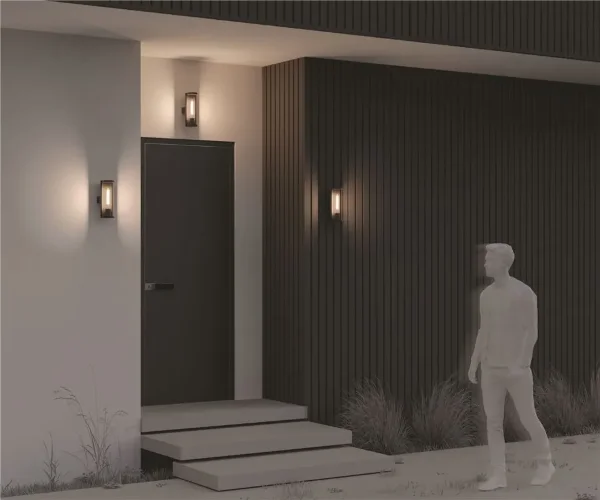 Настенный светильник (бра) Conf E27x1 15Вт IP 54 (Графит) - фото 6