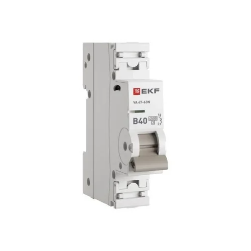 Выключатель автоматический 1п B 40А 4.5кА ВА 47-63N PROxima EKF M634140B - фото