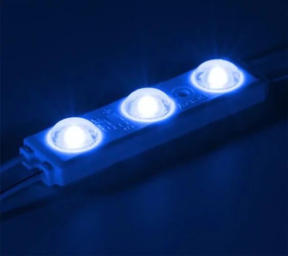 Модуль светодиодный ELF SOL+, 3SMD диод 2835, синий - фото