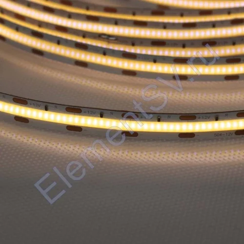 Светодиодная лента LUX class, COB, 480 led/m, warm white, 12V, IP20 A224 - фото 3.