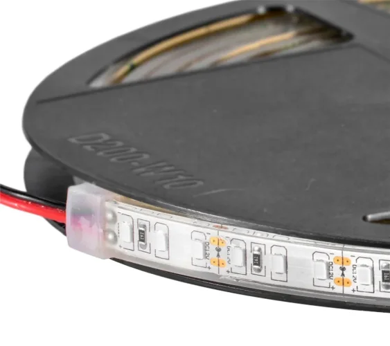 Лента светодиодная герметичная ELF 600SMD (2835), 12В, IP68, 5м, красный - фото 3