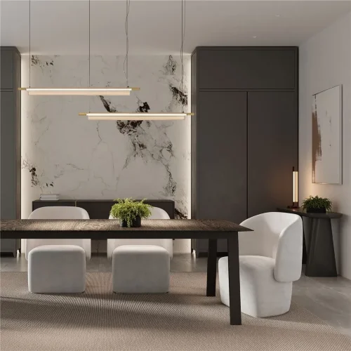 Подвесной светильник Loom 2700К 20Вт (Латунь) - фото 10