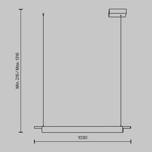 Подвесной светильник Loom 2700К 20Вт (Латунь) - фото 11