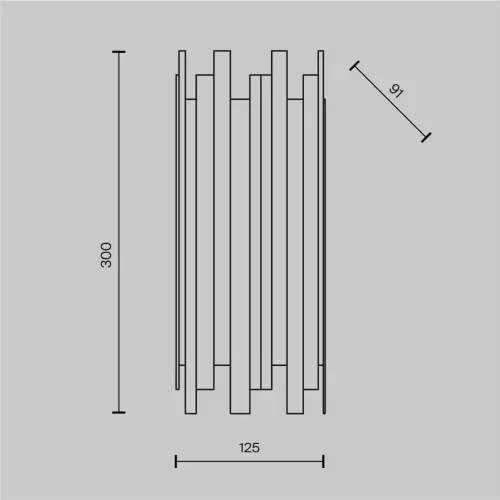 Настенный светильник (бра) Coliseo E14х1 60Вт (Латунь) - фото