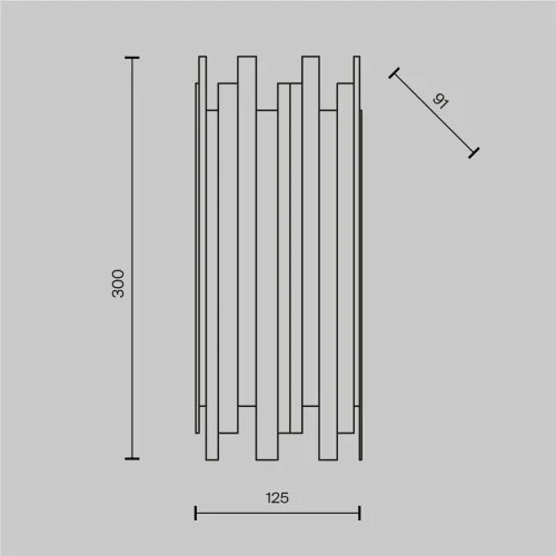 Настенный светильник (бра) Coliseo E14х1 60Вт (Латунь) - фото 4