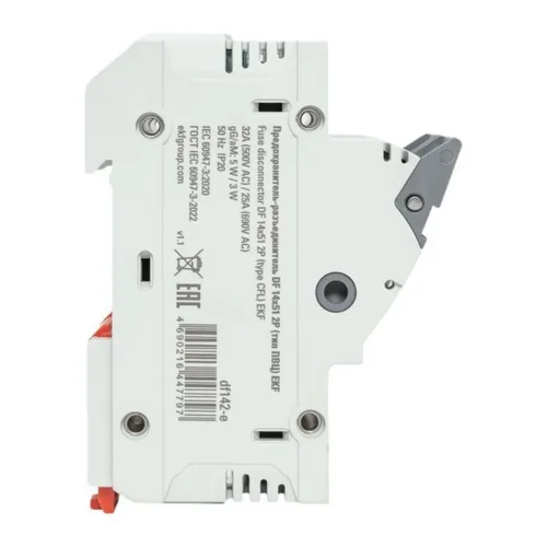 Предохранитель-разъединитель DF 14х51 2п (тип ПВЦ) EKF df142-e - фото 6