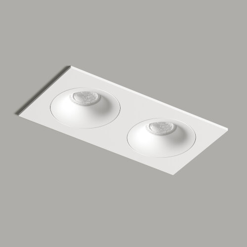 DK2122-WH Встраиваемый светильник, IP 20, 50 Вт, GU10, белый, алюминий. Фото 2