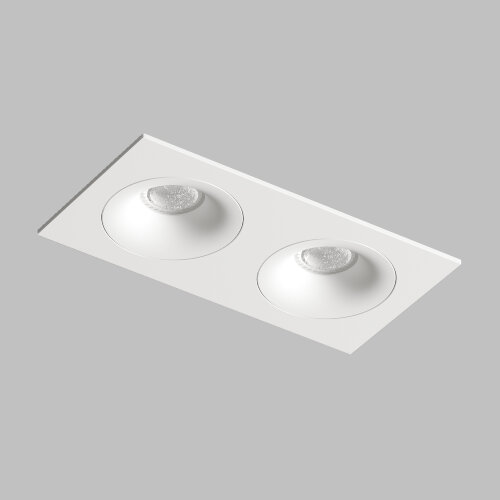 DK2122-WH Встраиваемый светильник, IP 20, 50 Вт, GU10, белый, алюминий. Фото 2