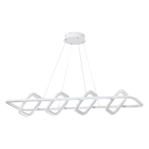 Светильник подвесной светодиодный диммируемый, в комплекте беспроводной пульт ДУ, длина провода 2м «Novotech» 359184, серия: ONDO. Фото 2.